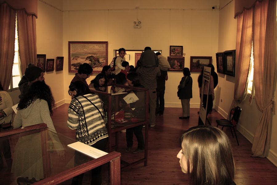 Visitantes del Museo Histórico Regional Gabriel González Videla.