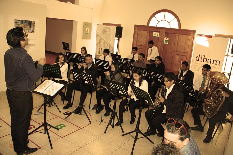 Presentación de la Banda de la Academia de Música Pedro Aguirre Cerda de La Serena.
