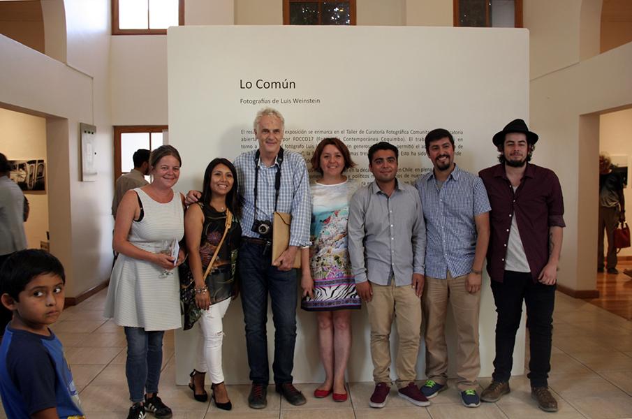 Grupo Curatorial de la exposición &quot;Lo Común&quot;de Luis Weinstein.