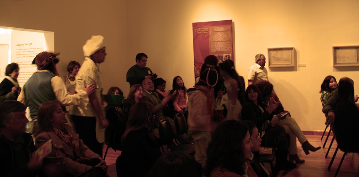 Niños y público asistente a la presentación de “Cuentos con Sabor, Historias para Escuchar y Preparar".