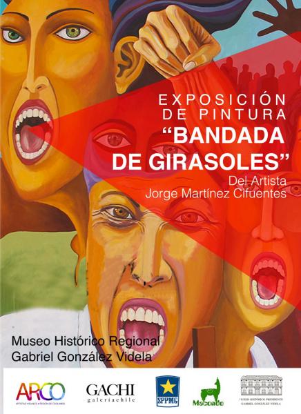 Afiche de la exposición &quot;Bandada de Girasoles&quot;