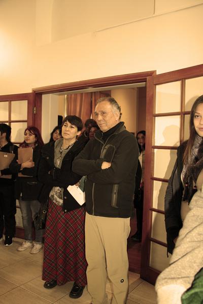 Alejandra Araya y Rodrigo Iribarren en el Museo Histórico de La Serena.
