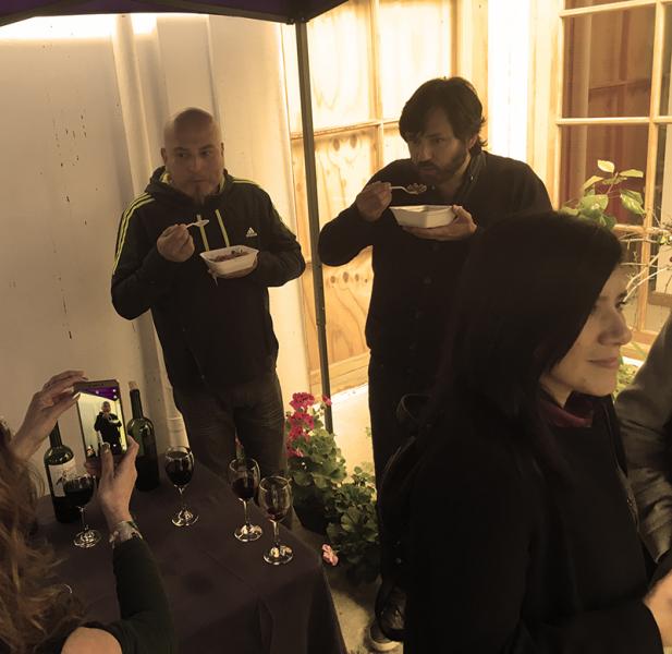 Felipe Coddou en la inauguración de Coordenadas de Independencia