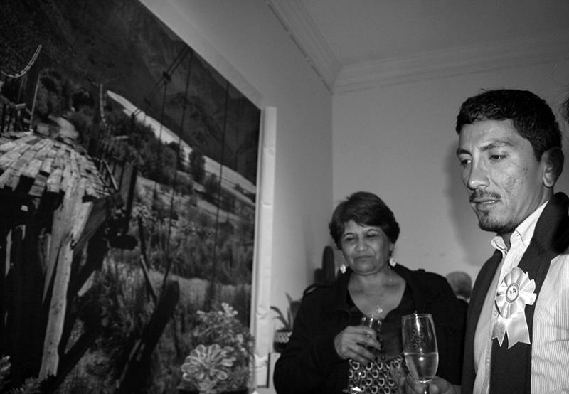 Anita Jinel en la exposición del Club de Jardines de La Serena.