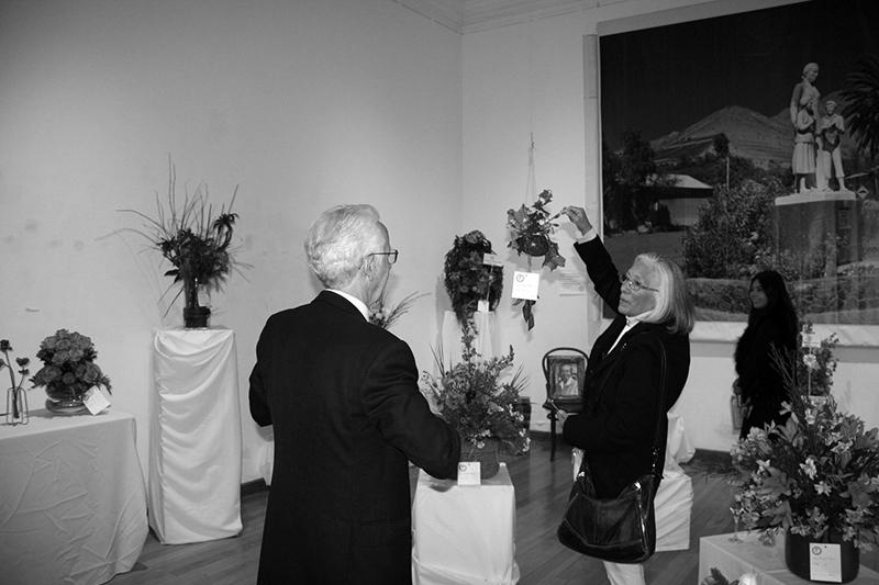 Vista a la exposición del Club de Jardines de La Serena.