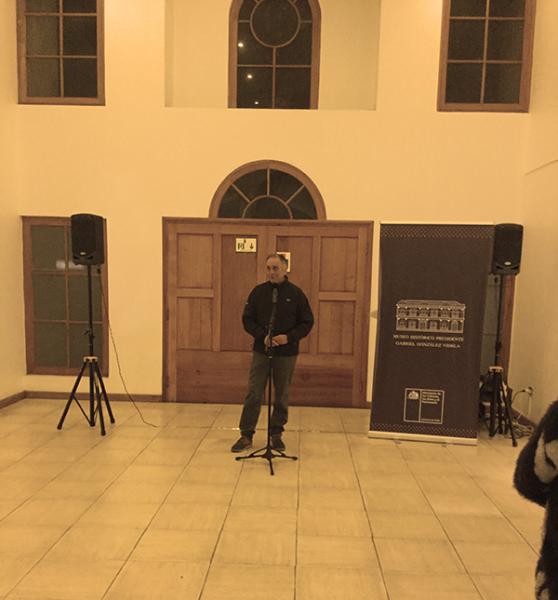 Rodrigo Iribarren, director del Museo Histórico Gabriel González Videla.