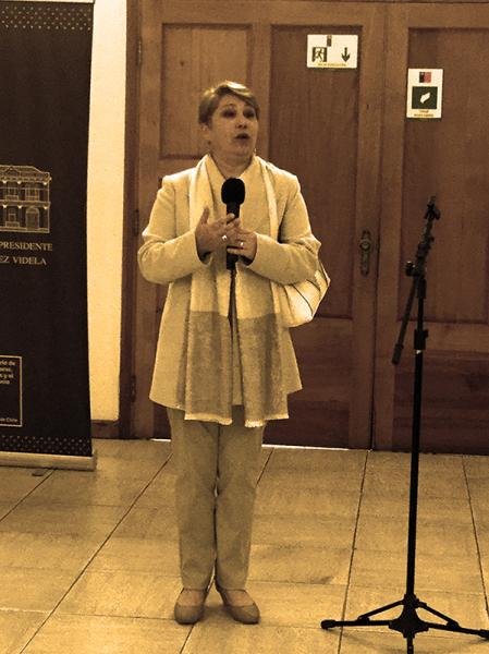 Tatiana Martin inaugurando su exposición &quot;La Danza de las Ninfas&quot;