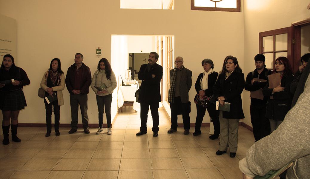 Asistentes a la inauguración de la exposición de Auguste Borget.