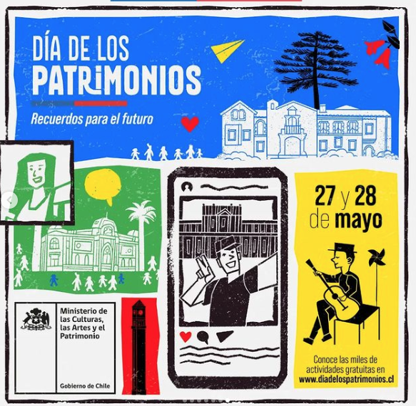 Afiche Día de los Patrimonios 2023