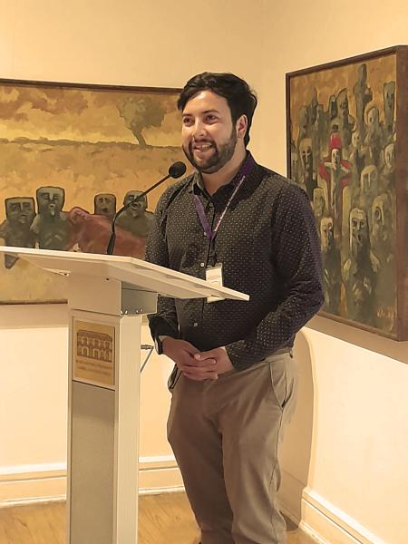 Humberto Tapia en la exposición