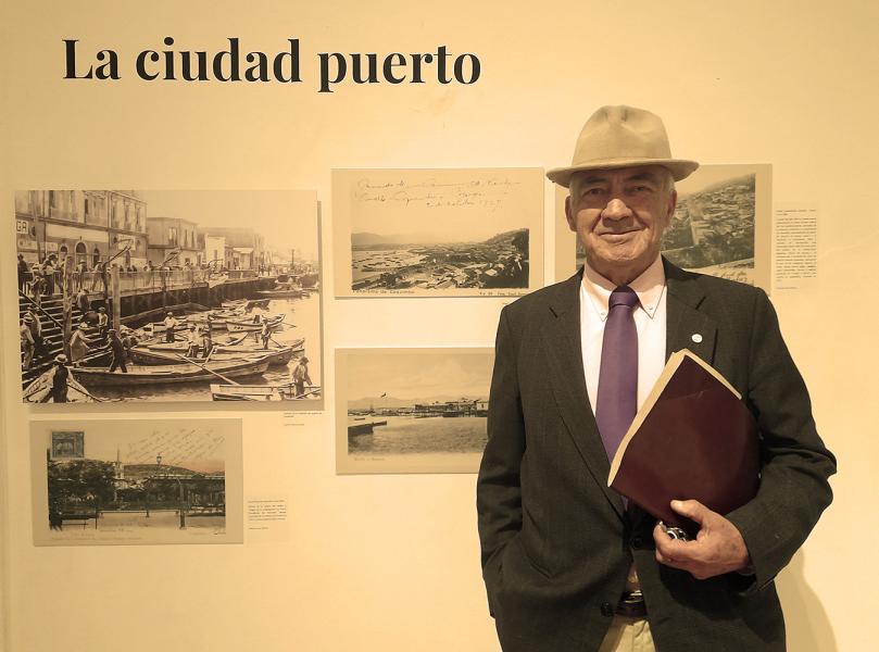 Juan Valdivia Tabilo en la exposición “Coquimbo 1880-1930: Vida, Tragedia y Cultura en Imágenes” Inauguración de la exposición “Coquimbo 1880-1930: Vida, Tragedia y Cultura en Imágenes”